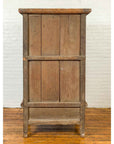 Dutch Colonial 19th Century Cabinet with Polychrome Finish and Carved Sides-11. Asian & Chinese Furniture, Art, Antiques, Vintage Home Décor for sale at FEA Home
