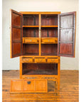 Chinese Ming Dynasty Style Elm Cabinet with Doors, Drawers and Removable Panel-4. Asian & Chinese Furniture, Art, Antiques, Vintage Home Décor for sale at FEA Home