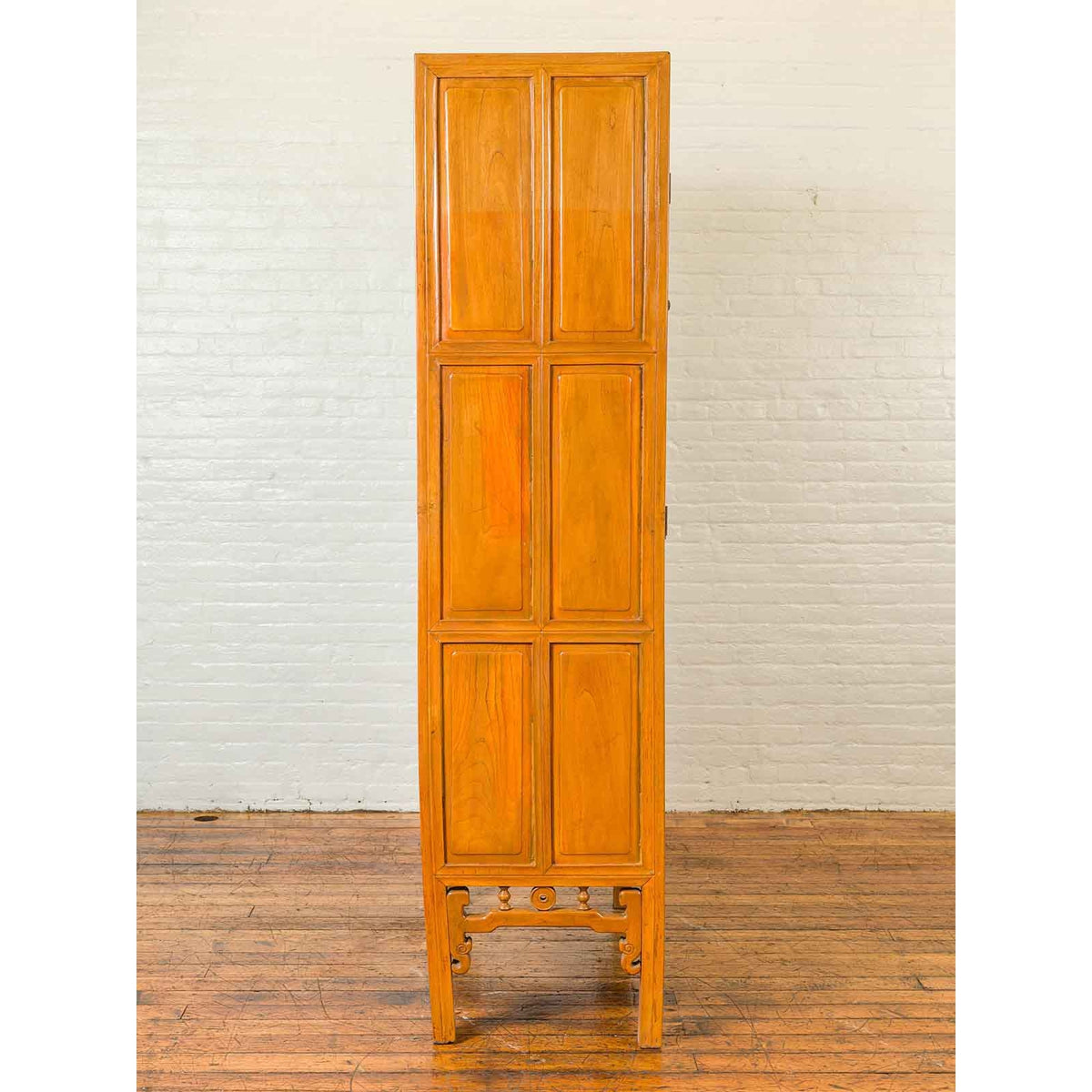 Chinese Ming Dynasty Style Elm Cabinet with Doors, Drawers and Removable Panel-13. Asian & Chinese Furniture, Art, Antiques, Vintage Home Décor for sale at FEA Home