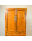 Chinese Ming Dynasty Style Elm Cabinet with Doors, Drawers and Removable Panel-6. Asian & Chinese Furniture, Art, Antiques, Vintage Home Décor for sale at FEA Home