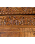 Indian 19th Century Tall Cabinet with Carved Scrolling Foliage and Beaded Motifs-10. Asian & Chinese Furniture, Art, Antiques, Vintage Home Décor for sale at FEA Home