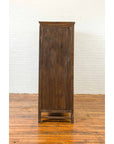 Large Chinese Qing Elm Armoire with Carved Motifs and Red Lacquered Accents-18. Asian & Chinese Furniture, Art, Antiques, Vintage Home Décor for sale at FEA Home