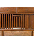 Chinese Vintage Cabinet with Fretwork Design, Doors and Drawers-12. Asian & Chinese Furniture, Art, Antiques, Vintage Home Décor for sale at FEA Home
