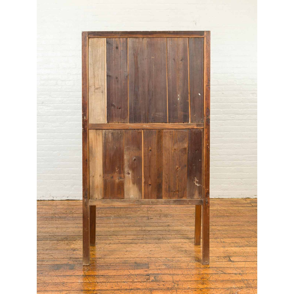 Chinese Vintage Cabinet with Fretwork Design, Doors and Drawers-11. Asian & Chinese Furniture, Art, Antiques, Vintage Home Décor for sale at FEA Home
