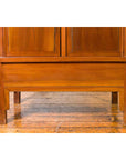 Chinese Qing Dynasty Elmwood Cabinet with Bronze Medallion and Inner Drawers-10. Asian & Chinese Furniture, Art, Antiques, Vintage Home Décor for sale at FEA Home