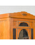 Vintage Dutch Colonial Cabinet with Doors, Drawers and Mirrored Front-4. Asian & Chinese Furniture, Art, Antiques, Vintage Home Décor for sale at FEA Home