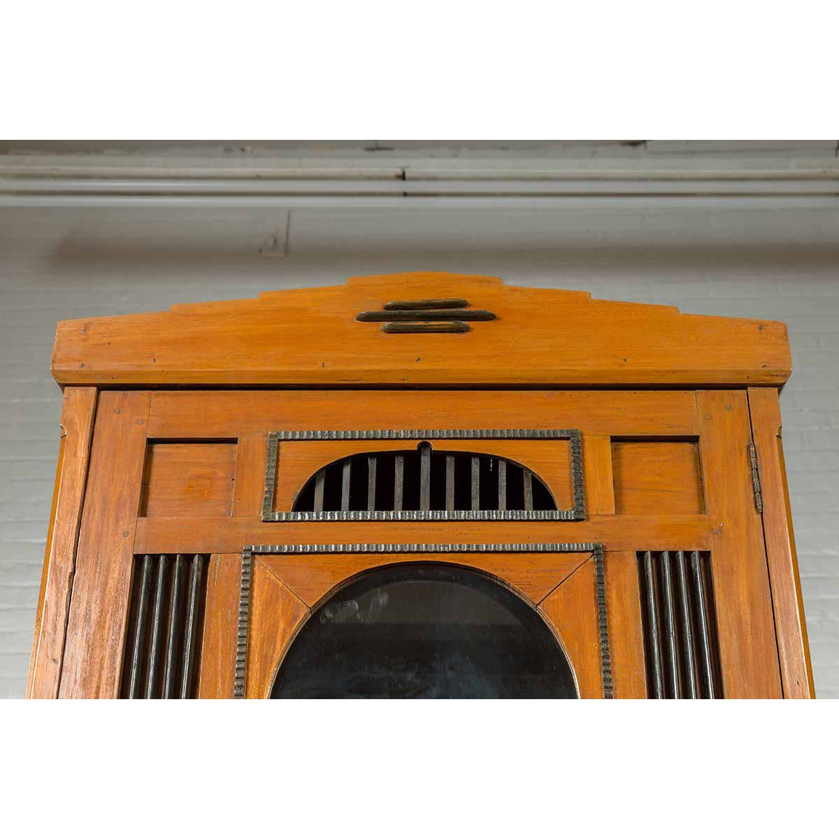Vintage Dutch Colonial Cabinet with Doors, Drawers and Mirrored Front-7. Asian & Chinese Furniture, Art, Antiques, Vintage Home Décor for sale at FEA Home