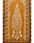 Vintage Anglo Indian Sheesham Wood Wardrobe Cabinet with Bone Inlay and Birds-15. Asian & Chinese Furniture, Art, Antiques, Vintage Home Décor for sale at FEA Home