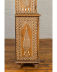 Vintage Anglo Indian Sheesham Wood Wardrobe Cabinet with Bone Inlay and Birds-13. Asian & Chinese Furniture, Art, Antiques, Vintage Home Décor for sale at FEA Home