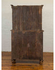 Vintage Anglo Indian Sheesham Wood Wardrobe Cabinet with Bone Inlay and Birds-18. Asian & Chinese Furniture, Art, Antiques, Vintage Home Décor for sale at FEA Home