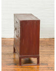 Korean Early 20th Century Side Chest with Traditional Brass Hardware and Legs-9. Asian & Chinese Furniture, Art, Antiques, Vintage Home Décor for sale at FEA Home