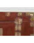 Korean Early 20th Century Side Chest with Traditional Brass Hardware and Legs-6. Asian & Chinese Furniture, Art, Antiques, Vintage Home Décor for sale at FEA Home