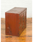 Korean Early 20th Century Chest with Double Doors and Traditional Brass Hardware-9. Asian & Chinese Furniture, Art, Antiques, Vintage Home Décor for sale at FEA Home