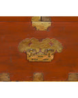 Korean Early 20th Century Chest with Double Doors and Traditional Brass Hardware-14. Asian & Chinese Furniture, Art, Antiques, Vintage Home Décor for sale at FEA Home