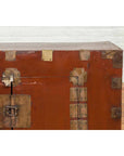 Korean Early 20th Century Chest with Double Doors and Traditional Brass Hardware-5. Asian & Chinese Furniture, Art, Antiques, Vintage Home Décor for sale at FEA Home