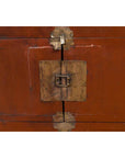 Korean Early 20th Century Chest with Double Doors and Traditional Brass Hardware-8. Asian & Chinese Furniture, Art, Antiques, Vintage Home Décor for sale at FEA Home