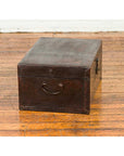 Chinese Qing Dynasty Camphor Blanket Chest with Distressed Patina and Brass Lock-8. Asian & Chinese Furniture, Art, Antiques, Vintage Home Décor for sale at FEA Home