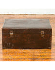 Chinese Qing Dynasty Camphor Blanket Chest with Distressed Patina and Brass Lock-9. Asian & Chinese Furniture, Art, Antiques, Vintage Home Décor for sale at FEA Home