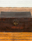 Chinese Qing Dynasty Camphor Blanket Chest with Distressed Patina and Brass Lock-2. Asian & Chinese Furniture, Art, Antiques, Vintage Home Décor for sale at FEA Home