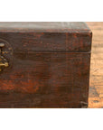 Chinese Qing Dynasty Camphor Blanket Chest with Distressed Patina and Brass Lock-6. Asian & Chinese Furniture, Art, Antiques, Vintage Home Décor for sale at FEA Home