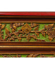 19th Century Madurese Polychrome Three-Drawer Dresser with Carved Floral Motif-10. Asian & Chinese Furniture, Art, Antiques, Vintage Home Décor for sale at FEA Home