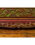 19th Century Madurese Polychrome Three-Drawer Dresser with Carved Floral Motif-14. Asian & Chinese Furniture, Art, Antiques, Vintage Home Décor for sale at FEA Home