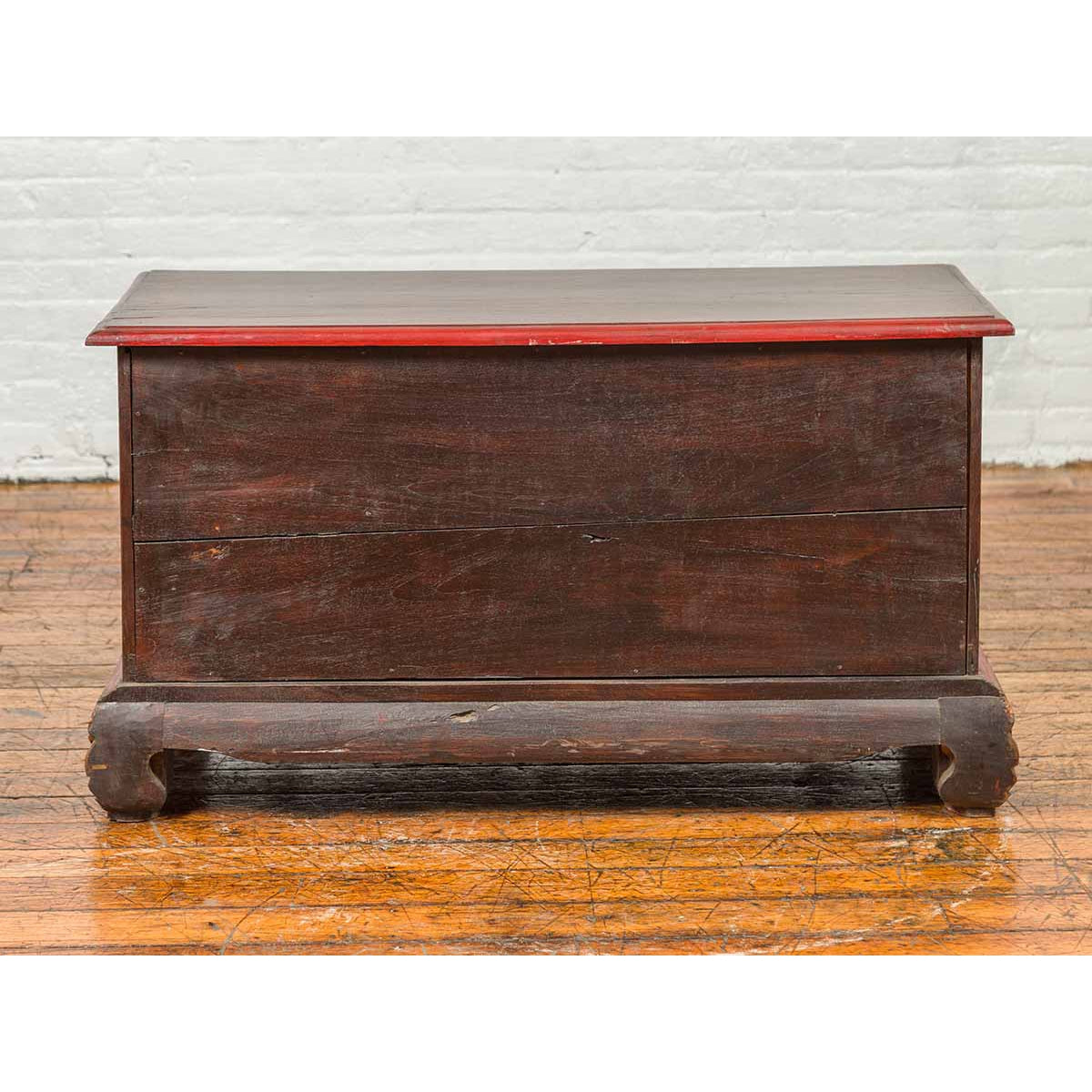 19th Century Madurese Polychrome Three-Drawer Dresser with Carved Floral Motif-19. Asian & Chinese Furniture, Art, Antiques, Vintage Home Décor for sale at FEA Home