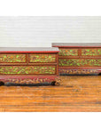 19th Century Madurese Polychrome Three-Drawer Dresser with Carved Floral Motif-19. Asian & Chinese Furniture, Art, Antiques, Vintage Home Décor for sale at FEA Home