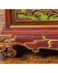 19th Century Madurese Polychrome Three-Drawer Dresser with Carved Floral Motif-10. Asian & Chinese Furniture, Art, Antiques, Vintage Home Décor for sale at FEA Home