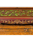 19th Century Madurese Polychrome Three-Drawer Dresser with Carved Floral Motif-11. Asian & Chinese Furniture, Art, Antiques, Vintage Home Décor for sale at FEA Home