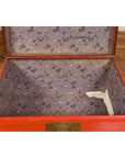 Vintage Chinese Distressed Red Lacquered Blanket Chest with Bronze Hardware-10. Asian & Chinese Furniture, Art, Antiques, Vintage Home Décor for sale at FEA Home