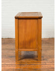 Vintage Chinese Buffet with Paneled Doors, Hidden Drawers and Natural Patina-9. Asian & Chinese Furniture, Art, Antiques, Vintage Home Décor for sale at FEA Home