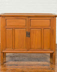 Vintage Chinese Buffet with Paneled Doors, Hidden Drawers and Natural Patina-2. Asian & Chinese Furniture, Art, Antiques, Vintage Home Décor for sale at FEA Home