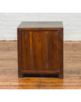 Vintage Chinese Side Chest with Three-Drawers and Traditional Hardware-12. Asian & Chinese Furniture, Art, Antiques, Vintage Home Décor for sale at FEA Home