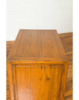 Antique Chinese Side Chest with Carved Motifs, Two Drawers and Double Doors-13. Asian & Chinese Furniture, Art, Antiques, Vintage Home Décor for sale at FEA Home
