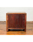 Antique Chinese Side Chest with Carved Motifs, Two Drawers and Double Doors-14. Asian & Chinese Furniture, Art, Antiques, Vintage Home Décor for sale at FEA Home