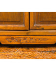 Antique Chinese Side Chest with Carved Motifs, Two Drawers and Double Doors-9. Asian & Chinese Furniture, Art, Antiques, Vintage Home Décor for sale at FEA Home