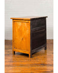 Chinese Vintage Natural Elmwood Console Cabinet with Removable Top and Doors-15. Asian & Chinese Furniture, Art, Antiques, Vintage Home Décor for sale at FEA Home