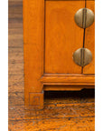 Chinese Vintage Natural Elmwood Console Cabinet with Removable Top and Doors-8. Asian & Chinese Furniture, Art, Antiques, Vintage Home Décor for sale at FEA Home