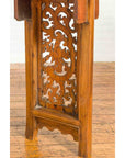 Chinese Ming Style Altar Table with Foliage Carved Frieze and Open Fretwork-9. Asian & Chinese Furniture, Art, Antiques, Vintage Home Décor for sale at FEA Home