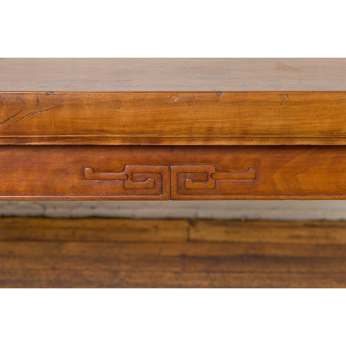 Ming Style Altar Table with Everted Flanges, Cloud Motifs and Mythical Creatures-18. Asian & Chinese Furniture, Art, Antiques, Vintage Home Décor for sale at FEA Home