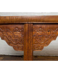 Ming Style Altar Table with Everted Flanges, Cloud Motifs and Mythical Creatures-12. Asian & Chinese Furniture, Art, Antiques, Vintage Home Décor for sale at FEA Home