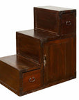 19th Century Japanese Staircase Tansu Cabinet with Two Drawers and Single Door-1. Asian & Chinese Furniture, Art, Antiques, Vintage Home Décor for sale at FEA Home