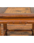 Antique Chinese Ming Style Waisted Stool with Horsehoof Legs and Rattan Inset-13. Asian & Chinese Furniture, Art, Antiques, Vintage Home Décor for sale at FEA Home