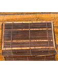 Vintage Banana Leaf Covered and Bamboo Farmer's Basket from the Philippines-8. Asian & Chinese Furniture, Art, Antiques, Vintage Home Décor for sale at FEA Home