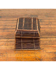 Vintage Banana Leaf Covered and Bamboo Farmer's Basket from the Philippines-4. Asian & Chinese Furniture, Art, Antiques, Vintage Home Décor for sale at FEA Home