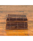 Vintage Banana Leaf Covered and Bamboo Farmer's Basket from the Philippines-5. Asian & Chinese Furniture, Art, Antiques, Vintage Home Décor for sale at FEA Home