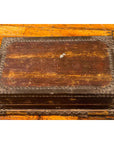 Antique Chinese Wooden Document Box with Distressed Patina and Brass Stud Design-9. Asian & Chinese Furniture, Art, Antiques, Vintage Home Décor for sale at FEA Home