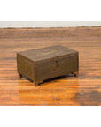 Indian 19th Century Merchant's Chest with Pierced Geometric Decor and Patina-5. Asian & Chinese Furniture, Art, Antiques, Vintage Home Décor for sale at FEA Home