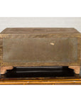 Indian 19th Century Merchant's Chest with Pierced Geometric Decor and Patina-10. Asian & Chinese Furniture, Art, Antiques, Vintage Home Décor for sale at FEA Home